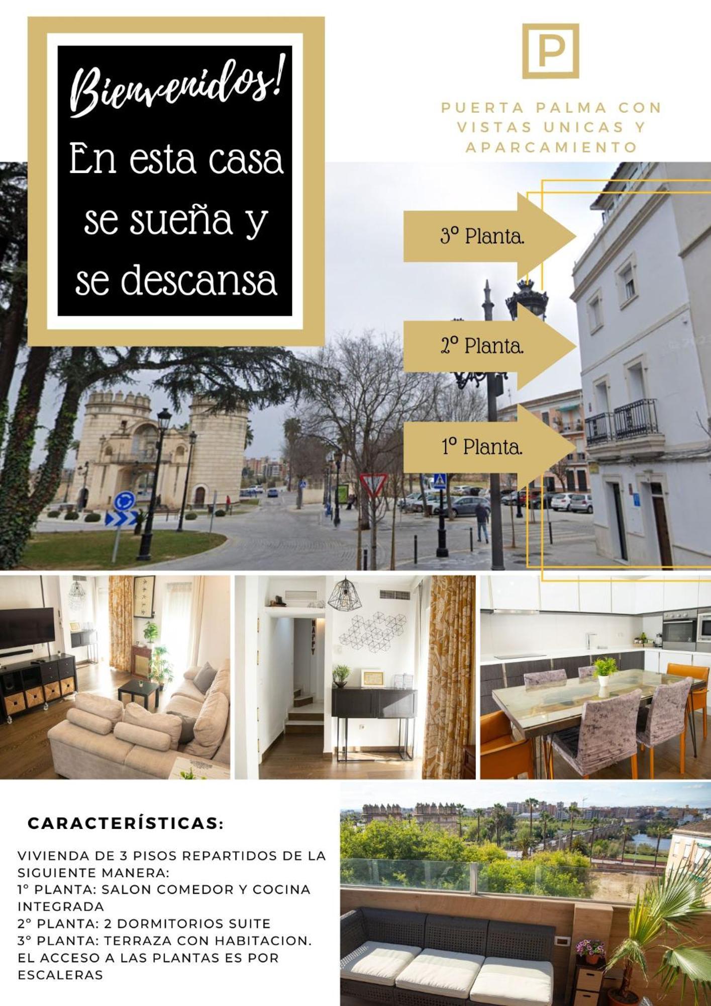 בדאחוז Alojamientos Puerta Palma Con Vistas Y Parking מראה חיצוני תמונה